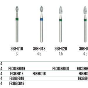 SS White Csepp alakú gyémántfúró (368)