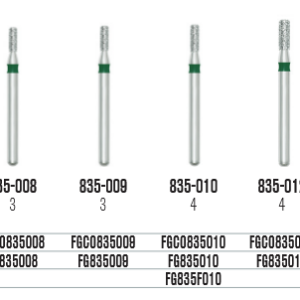 SS White Fissura gyémántfúró (835)