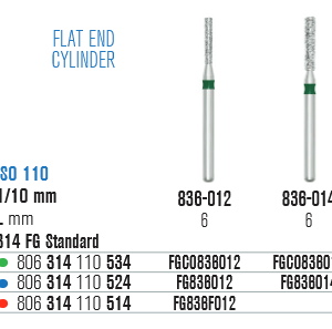 SS White Fissura gyémántfúró (836)