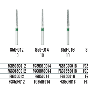SS White Kúp- lekerekített végű gyémántfúró (850)
