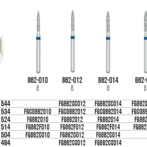 SS White Láng alakú gyémántfúró (862)