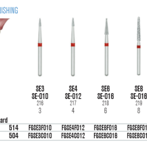 SS White Kúp formájú, inaktív végű gyémántfúró (SE4C012)