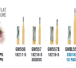 SS White GW koronafelvágó, lapos végű Fissura