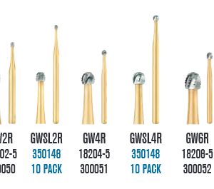 SS White GW koronafelvágó, gömb forma