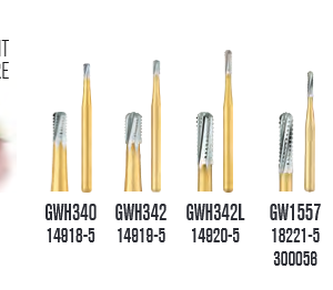 SS White GW koronafelvágó, lekerekített végű Fissura