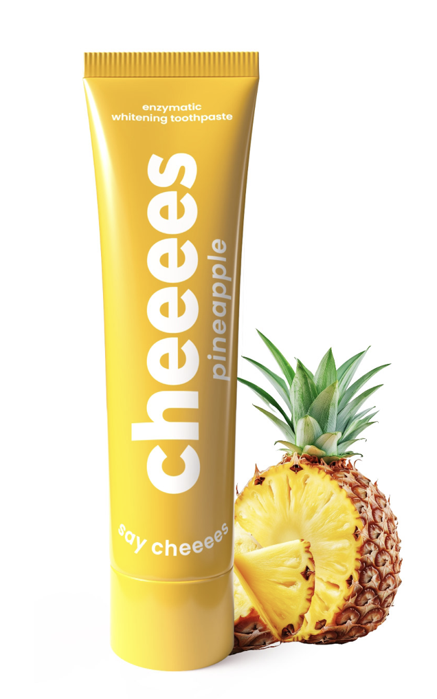 Cheeees ananászízű fogfehérítő fogkrém 60g
